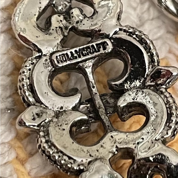 Vintage Hollycraft Extremely Rare Find, Silvertone Adjustable Chain Link Belt - Picture 3 of 15